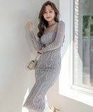 ひざ丈ドレス ロングドレス 新作 レース 高品質 ゴージャス MY2-ZED887602E49