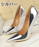 ハイヒール パンプス 5色 ゴージャス 高見え 痛くない 歩いやすい 脚長効果 MY5-DS9511-7