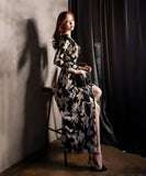 ロングドレス 新作 ゴージャス 高見え 花柄 MY2-ZED888890HY