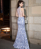 ナイトドレス 宴会 披露宴 セクシー 谷間魅せ 透かし彫り XH2-WYSS30163