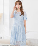 高級 レース 姉 アフター 二次会 同伴 キャバドレス ロングドレス MY2103