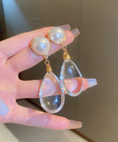 ピアス かわいい 透明 高見え 新作 MY3-BY-HE11275