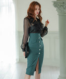 【上下セット】ひざ掛け ドレス 新作 ゴージャス レース 大人かわいい MY2-ZED880815-1E49