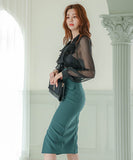 【上下セット】ひざ掛け ドレス 新作 ゴージャス レース 大人かわいい MY2-ZED880815-1E49