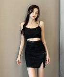 【4色】ミニドレス キャバドレス 着瘦せ 肌見せ 新作 MY2-YM8716