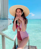 かわいい 夏 水着 モノキニ タンキニ 海 ビーチ 清楚感 体型カバー 着痩せ MY7-BY2613