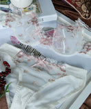 【３色・上下セット】レース 透け感 セクシー ブラ 下着 新作 かわいい MY9-XQ9126