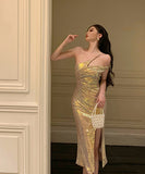 キャバドレス セクシー PartyQueen ワンショルダー キラキラ ナイトクラブ XH2-ZED885298DXH448