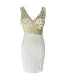 ミニドレス キャバドレス 刺繡 レース セクシー 高見え ゴージャス MY2-YM8631