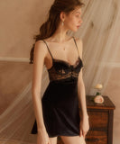 【2色】パジャマ ルームウェア セクシー ベルベット レース 勝負 MY8-HBQY-JYS682