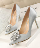 7色 ダイヤモンド キラキラ 美脚効果 ハイヒール MY5017