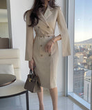 2色 OL コート 姉 新作 韓国風 特別デザイン 人気 二次会 同伴 ZED885229GT525