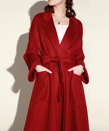 【5色】高品質 カシミヤ コート オーバーサイズ 韓国スタイル チェスターコート ウール Chic XH2-BQL002