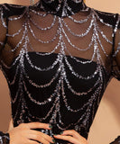 ロングドレス パーティードレス 結婚式 パーティー ピカピカ レース XY2-PC-M0032