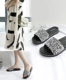 7type ぺたんこ サンダル 夏 かわいい 新作 キラキラ スリッパ MY5-DJ1831