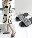 7type ぺたんこ サンダル 夏 かわいい 新作 キラキラ スリッパ MY5-DJ1831