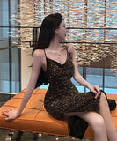 キャバドレス 膝丈ドレス キラキラ 背露出 セクシー パーティー ゴージャス XH2-LQE5112H418