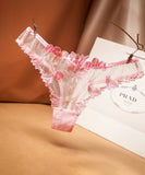 下着 レース 透け感 かわいい 刺繡 MY8-ZR3026