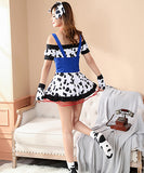 【入金後2日間以内発送可能】【5点セット】 ダルメシアン アニマル コスプレ サスペンダー風 可愛い XH2-XL2015