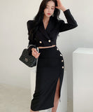 セット 二次会 ロングドレス 通勤 OL 長袖 姉 XY2-ZED887640E49