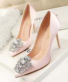 7色 ダイヤモンド キラキラ 美脚効果 ハイヒール MY5017