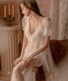 【2点セット】パジャマ セクシー 肌見せ 透け感 コージャス 大人かわいい MY8-GR19222+19217