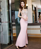 刺繍 花柄 匠手作り フラワー ドレス ロングドレス  パーティードレス YN2165