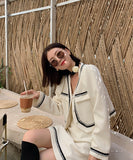 秋冬 2色 セット ファッション アフター 同伴 二次会 新作ドレス コート レディース 防寒対策 高見え 脚長効果 MY2128