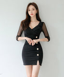 ミニドレス キャバドレス 新作 ゴージャス 高見え レース MY2-ZED886257BH506