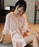 パジャマ ルームウェア フリル 清楚感 かわいい セクシー 肌触りの良い XY-XE-2139