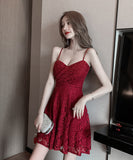 2色 キャバドレス ミニドレス セクシー 脚長効果 かわいい 谷間魅せ MY2-MLS4678