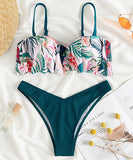 花柄 ビキニ フリル 可愛い セクシー 肌見せ XH7-BAK9004