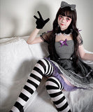 【4点セット】ハロウィン ミニドレス コスプレ 可愛い Joker 魔女 千鳥格子 XH2-XJ7091