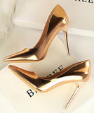 ハイヒール パンプス 5色 ゴージャス 高見え 痛くない 歩いやすい 脚長効果 MY5-DS9511-7