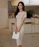 ワンショルダー ドレス パーティードレス 結婚式 二次会 ひざ掛け ドレス 同伴 アフター MY2-ZED883753BX