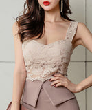 ひざ丈 レース 着痩せ ゴージャス 着回し 二次会 結婚式 ミニドレス タイトドレス MY2-ZED88776E