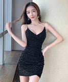 2色 えちえち 谷間魅せ SEXY GIRL ガール 姉 キャバドレス ミニドレス MY2151-MLS5594