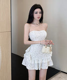 キラキラ PartyDress セクシー ベアトップ キャバドレス お姫様 XH2-ZED885286DXH449