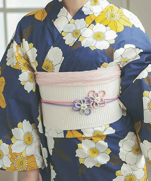 【日本即日発送】6色 飾り紐 浴衣飾り帯紐 フラワー 花形 MY6-XSS-001