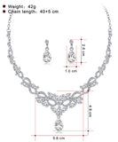 首飾りセット 華奢 ダイヤモンド ネックレス ピアス キラキラ XH3-DBHB-CA624-A