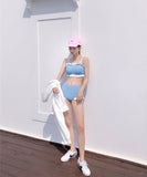 フリル 可愛い お洒落 水着 レディース 体型カバー MY7001