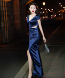 【4色】新作 ロングドレス キャバドレス 新年会 二次会 結婚式 MY2-WYSS8152