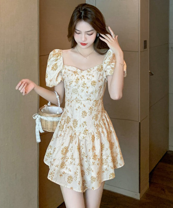 新作 花柄 超可愛い ミニドレス ワンピース キャバドレス 高品質 MY2013