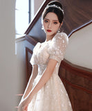 ロングドレス ゴージャス パーティードレス 演奏会 新年会 結婚式 披露宴 MY2-WS-W401