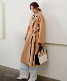 【5色】高品質 カシミヤ コート オーバーサイズ 韓国スタイル チェスターコート ウール Chic XH2-BQL002