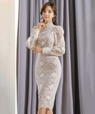 パーティードレス ミニドレス ワンピース レース 高見え 同伴 二次会 MY2-ZED887888E49