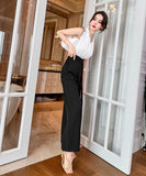 オールインワン ワイドパンツ 新作 着痩せ セクシー 脚長効果 通勤 二次会 披露宴 MY2-JY5788