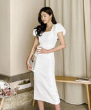 ひざ丈 ドレス パーティー ドレス かわいい 高見え 清楚感 新作 MY2-ZED880533E
