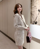 【コート＋ドレス2点セット】レース かわいい 新作 ゴージャス キャバスーツ キャバドレス MY2-JY4438