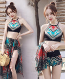 6TYPE 水着 レディース 体型カバー タンキニ 大人 ビキニ タンクトップ ショートパンツ XY-DS-028107